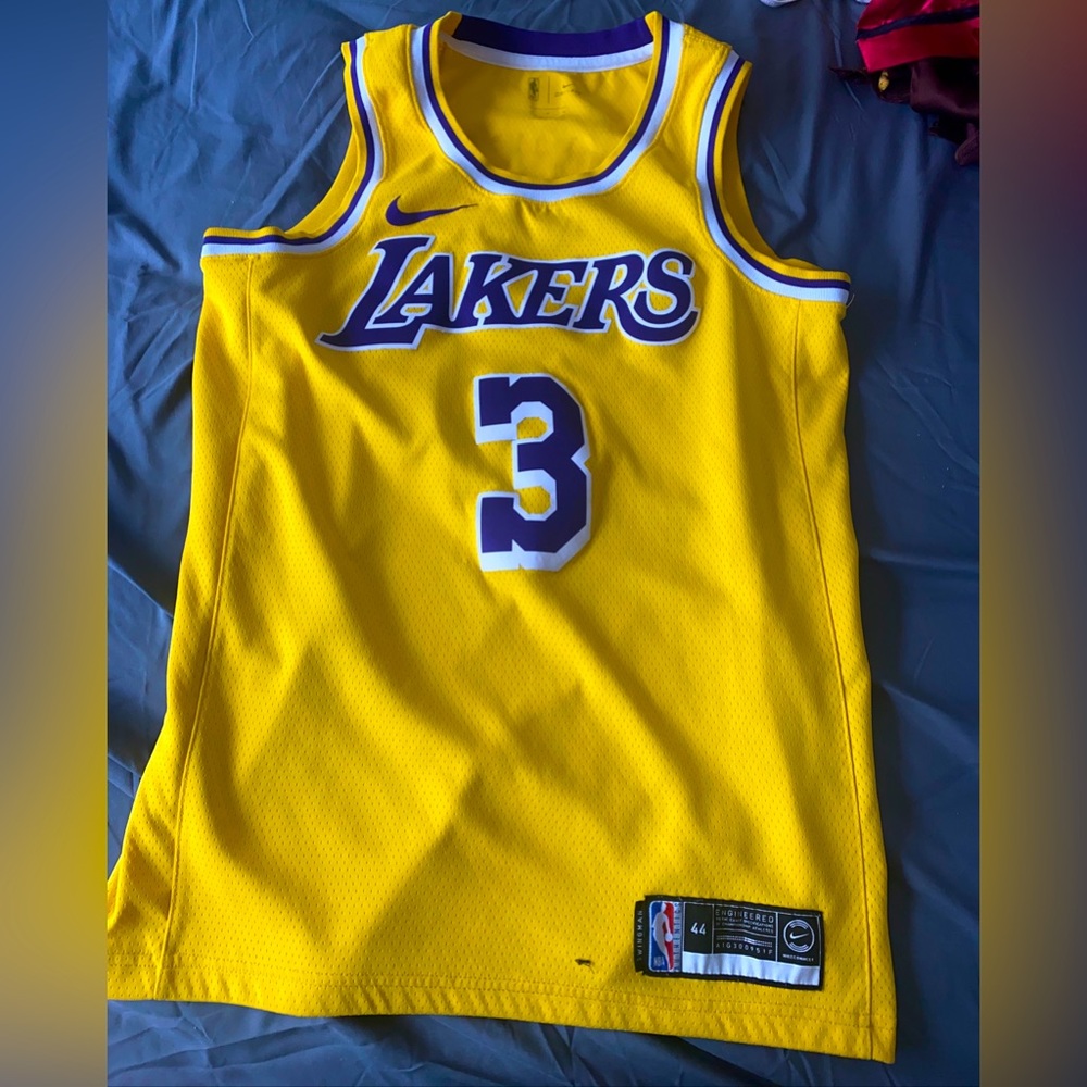 NIKE NBA Lakers Anthony Davis Mens Away Jersey (M)